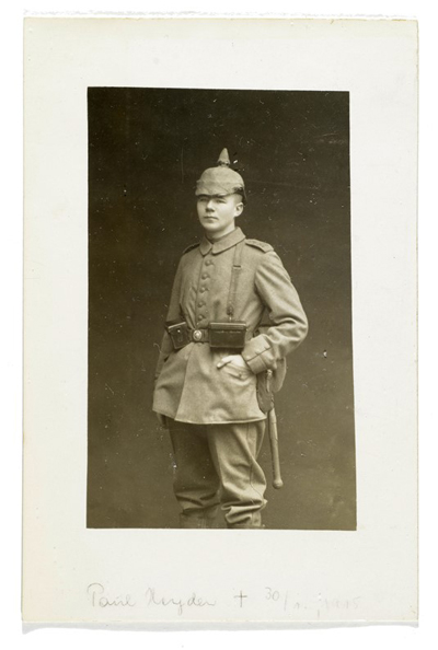 Paul Heyden, gefallen 30.1.1915, unbekannter Künstler © Maximilian Schießl